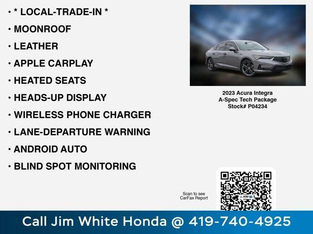used 2023 Acura Integra car, priced at $27,071