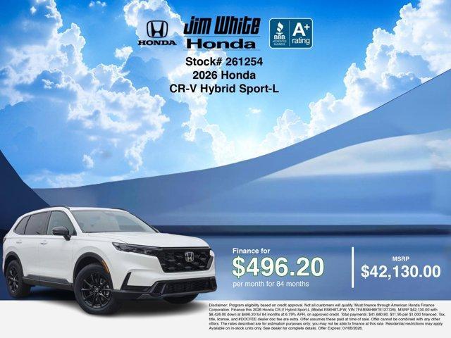 new 2026 Honda CR-V Hybrid car, priced at $41,130