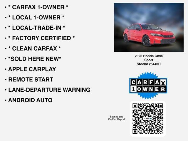 used 2025 Honda Civic car, priced at $25,130