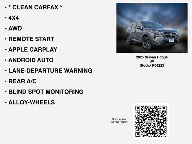 used 2025 Nissan Rogue car, priced at $23,494
