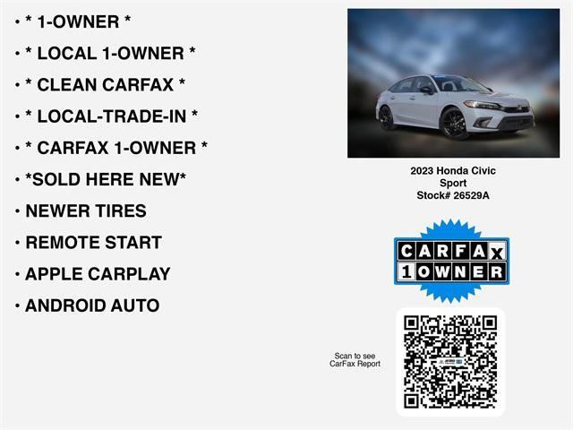 used 2023 Honda Civic car, priced at $23,770