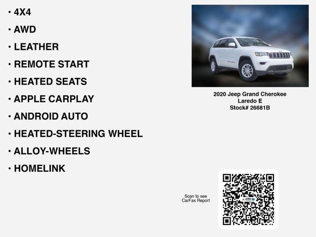 used 2020 Jeep Grand Cherokee car, priced at $17,308