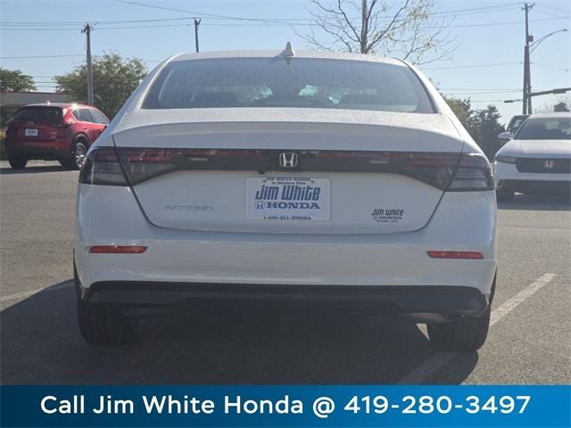 new 2025 Honda Accord car, priced at $28,845