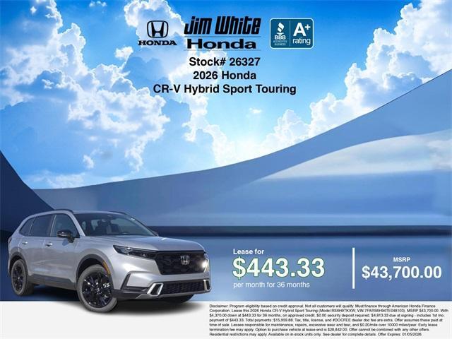 new 2026 Honda CR-V Hybrid car, priced at $43,450