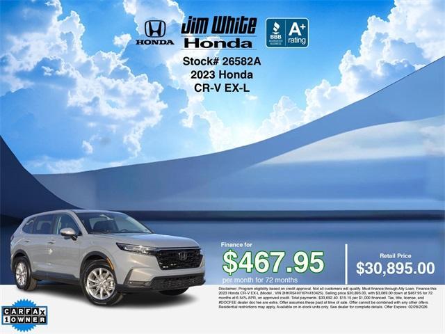 used 2023 Honda CR-V car, priced at $30,871