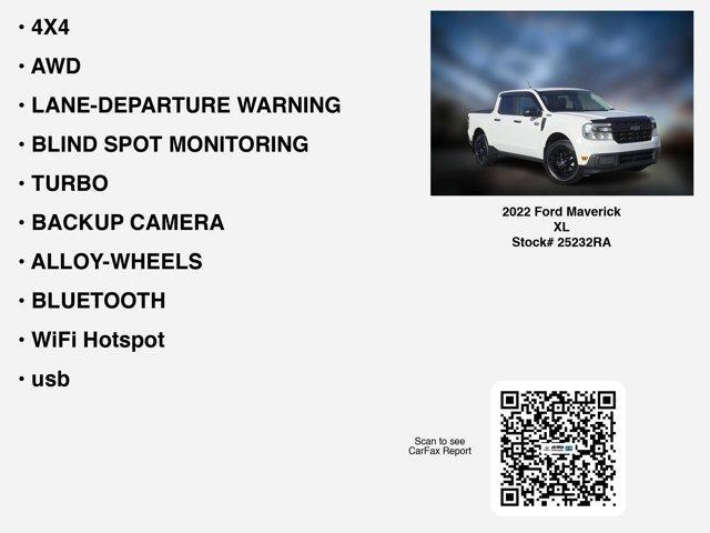 used 2022 Ford Maverick car, priced at $22,072