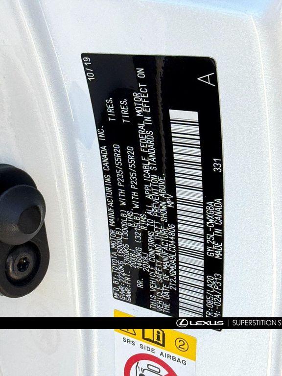 used 2020 Lexus RX 450h car, priced at $41,980