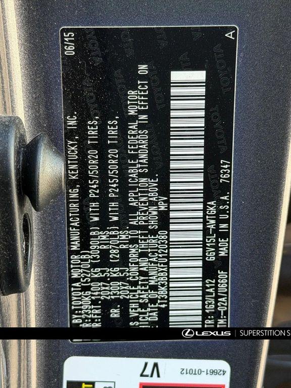 used 2015 Toyota Venza car, priced at $18,900