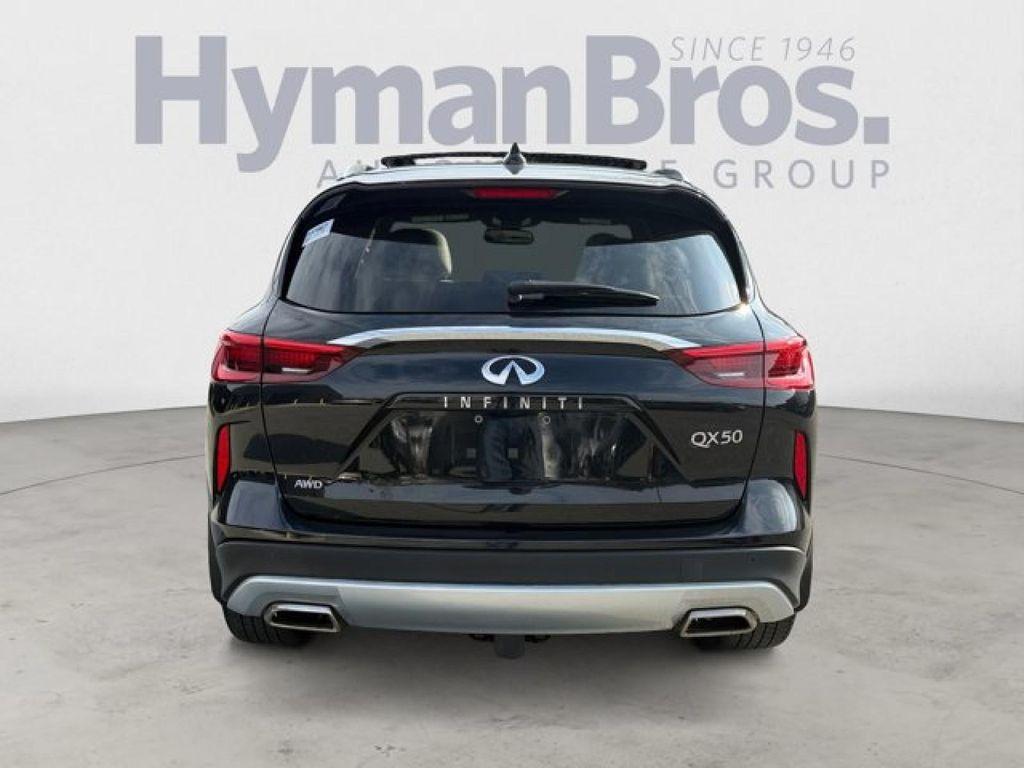 used 2022 INFINITI QX50 car, priced at $35,995