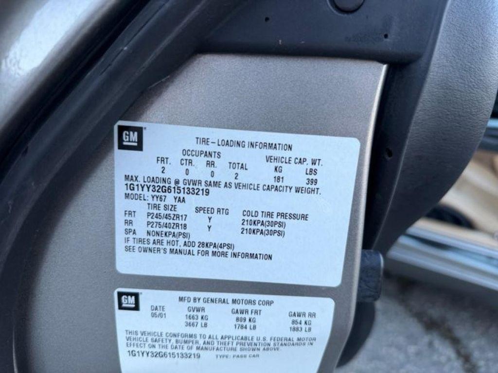 used 2001 Chevrolet Corvette car, priced at $23,995