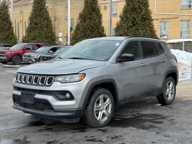 used 2024 Jeep Compass car, priced at $18,498