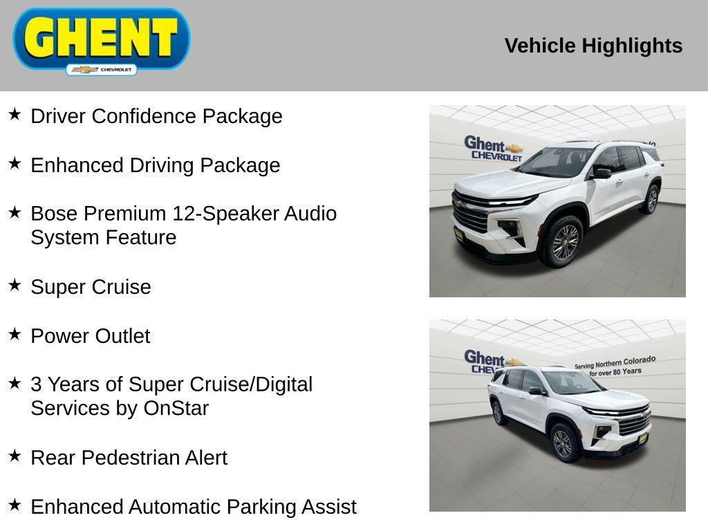 new 2025 Chevrolet Traverse car, priced at $42,851