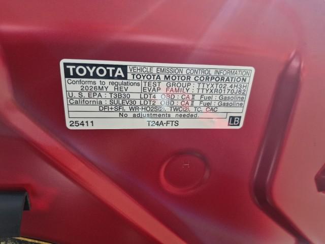 new 2026 Toyota 4Runner Hybrid car, priced at $69,250