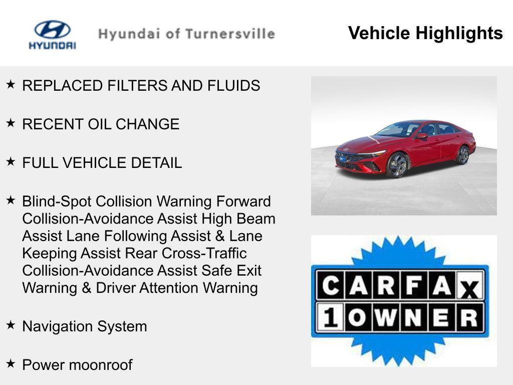 used 2025 Hyundai Elantra car, priced at $22,171