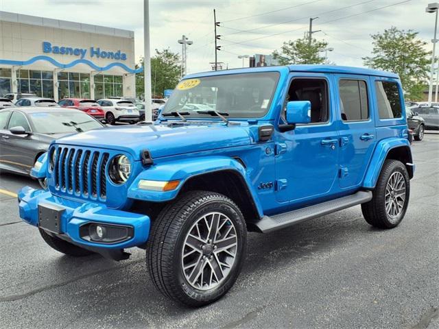 used 2022 Jeep Wrangler Unlimited 4xe car, priced at $34,980