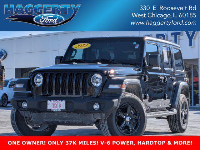 used 2022 Jeep Wrangler Unlimited car, priced at $27,995