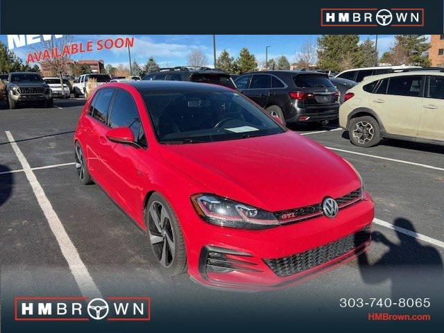 used 2018 Volkswagen Golf GTI car, priced at $17,900