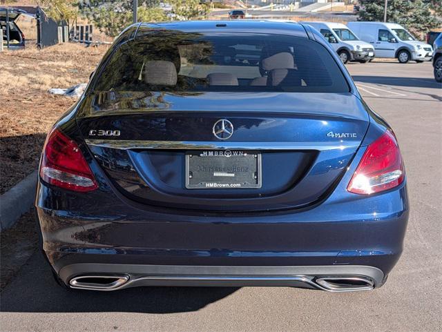 used 2018 Mercedes-Benz C-Class car, priced at $21,900