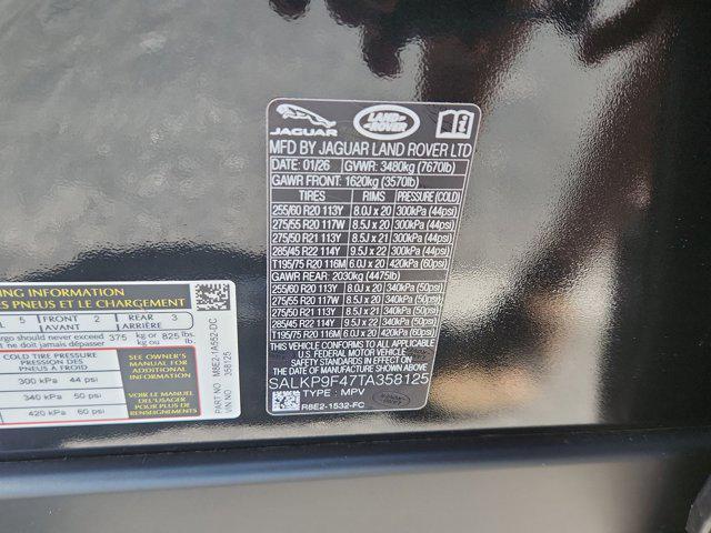 new 2026 Land Rover Range Rover car, priced at $140,315