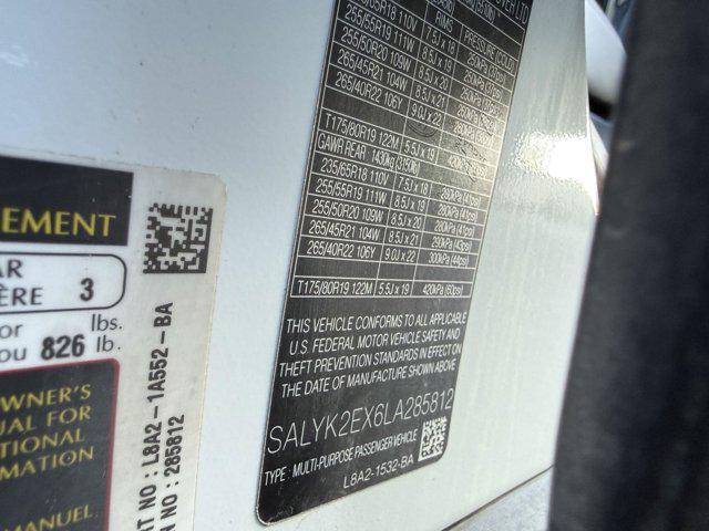 used 2020 Land Rover Range Rover Velar car, priced at $26,597