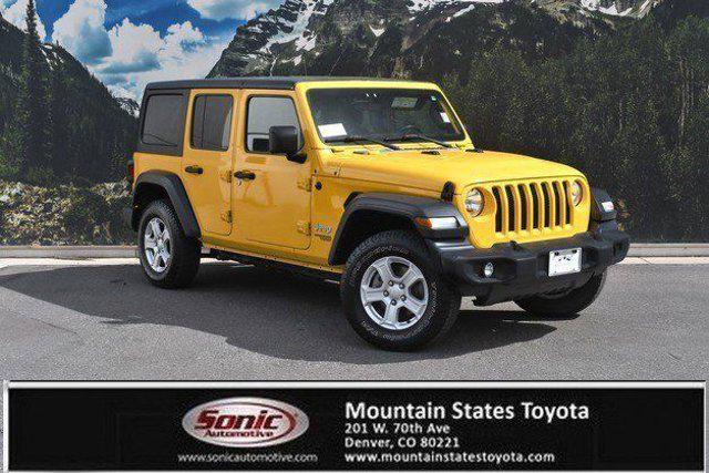 used 2019 Jeep Wrangler Unlimited car, priced at $17,598