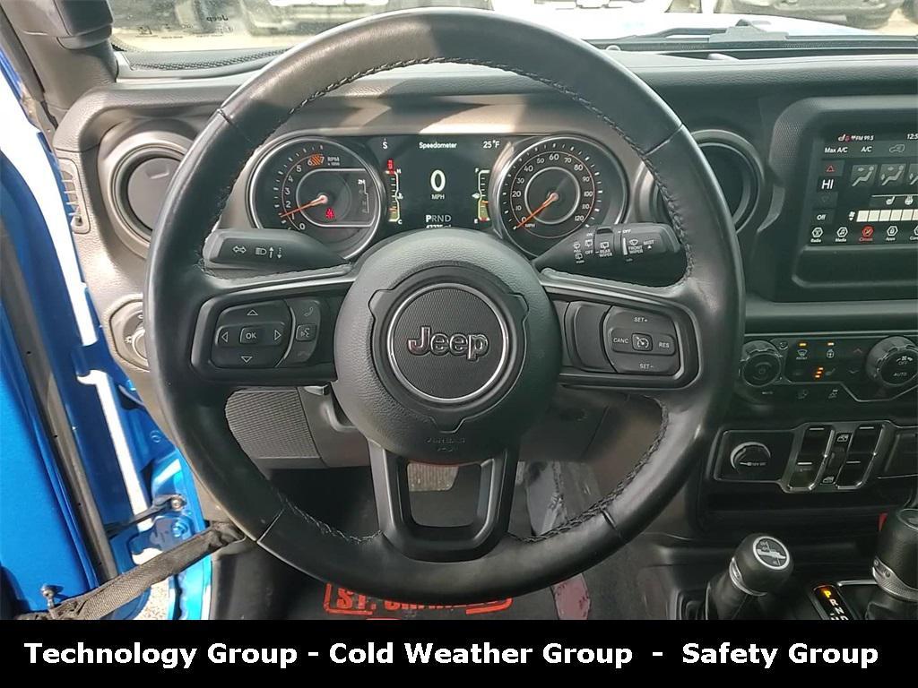 used 2022 Jeep Wrangler car, priced at $28,188