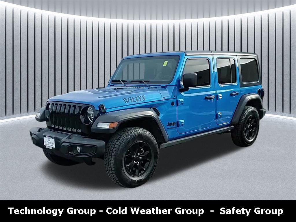 used 2022 Jeep Wrangler car, priced at $28,188