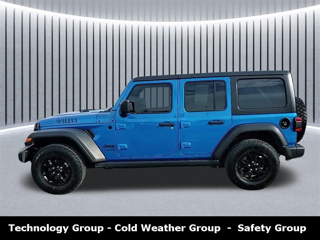 used 2022 Jeep Wrangler car, priced at $28,188
