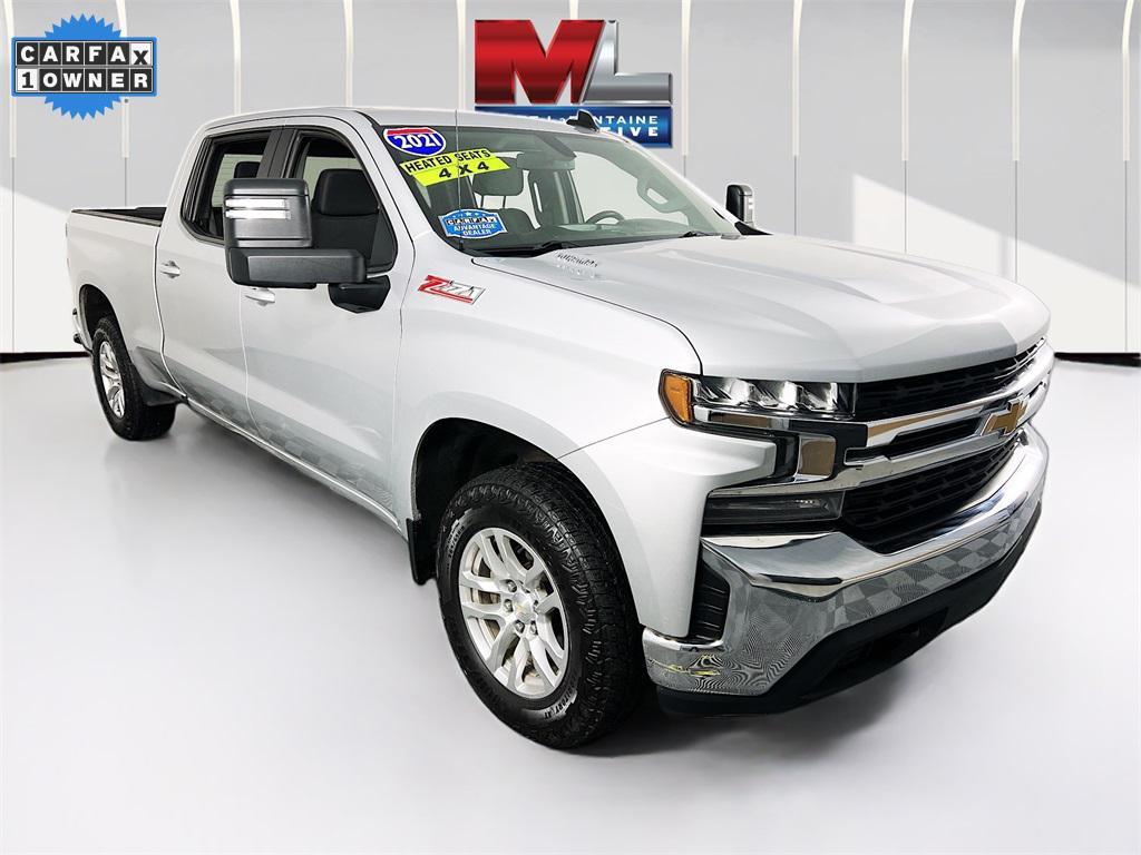 used 2021 Chevrolet Silverado 1500 car, priced at $31,500