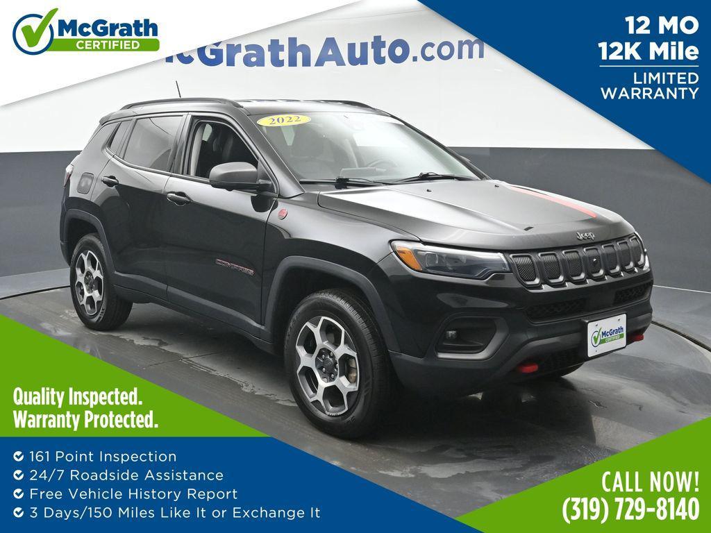 used 2022 Jeep Compass car, priced at $23,000