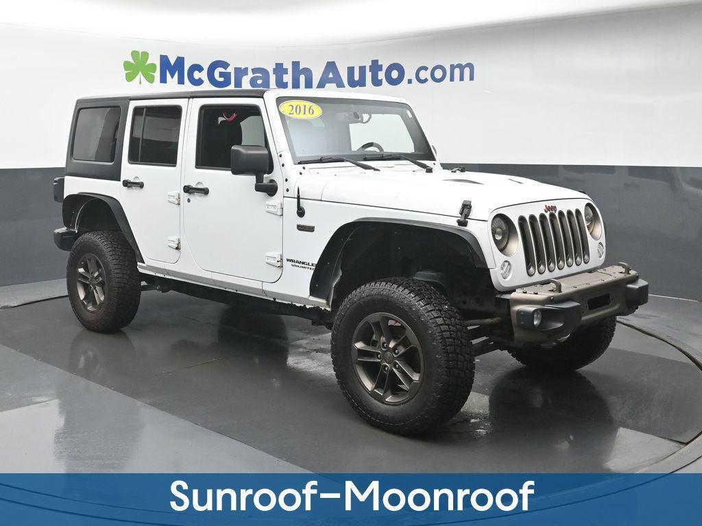 used 2016 Jeep Wrangler Unlimited car, priced at $14,900