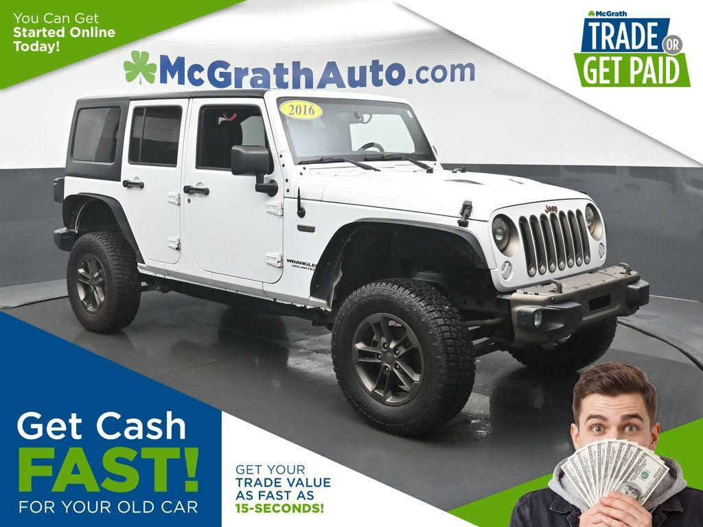 used 2016 Jeep Wrangler Unlimited car, priced at $18,978