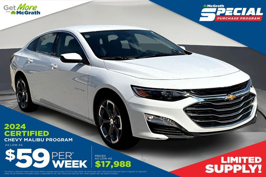 used 2024 Chevrolet Malibu car, priced at $20,997