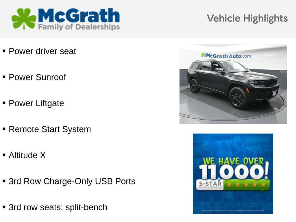 new 2025 Jeep Grand Cherokee L car, priced at $43,900