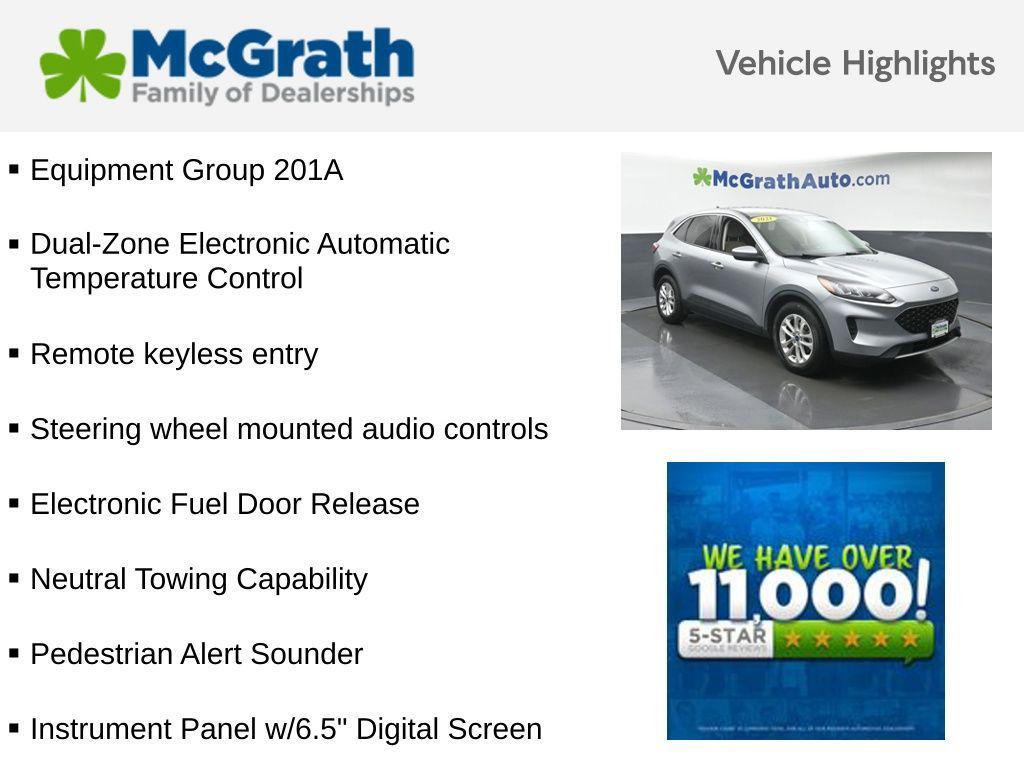 used 2021 Ford Escape car, priced at $20,567