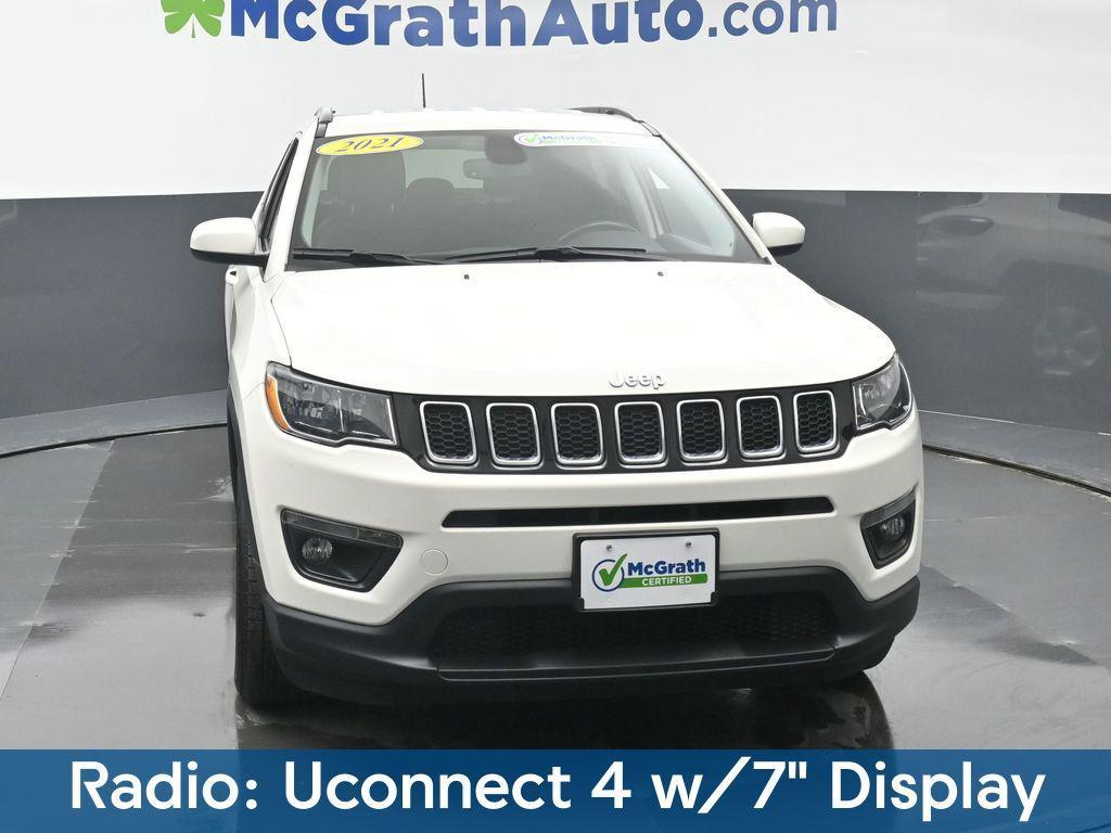 used 2021 Jeep Compass car, priced at $16,900