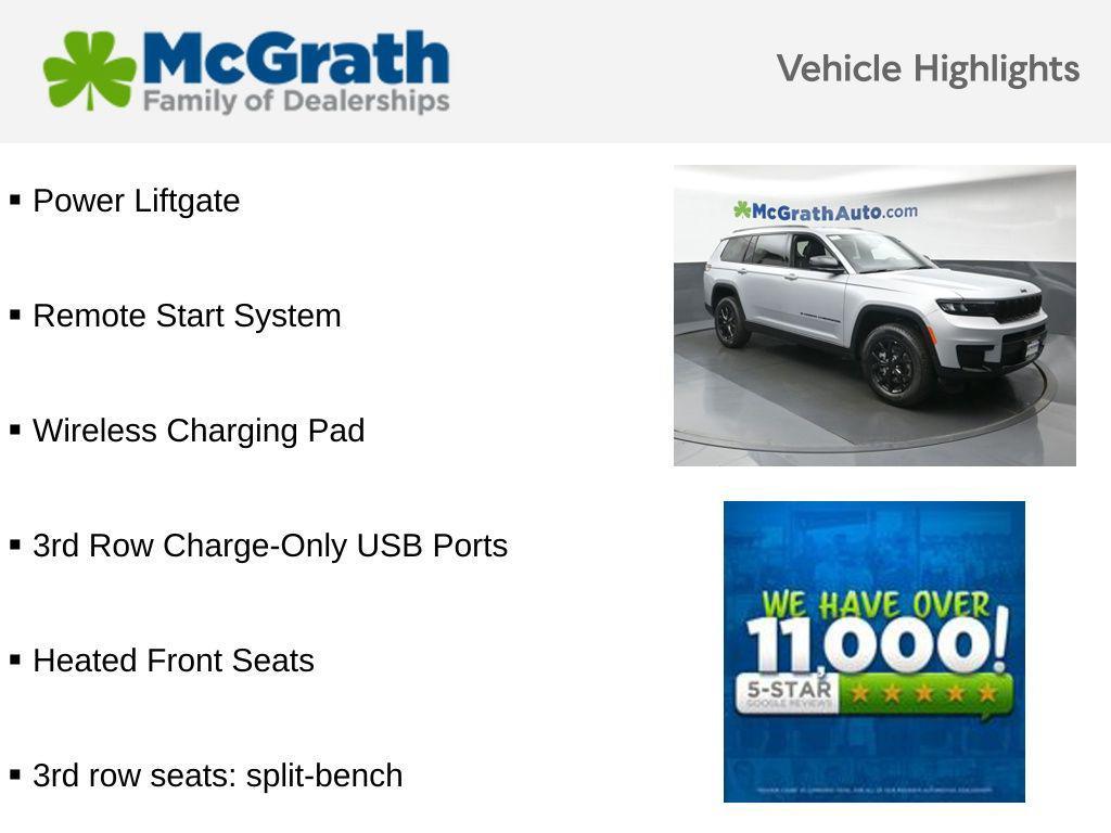 new 2025 Jeep Grand Cherokee L car, priced at $40,600