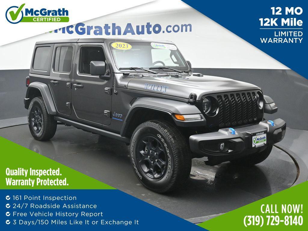 used 2023 Jeep Wrangler 4xe car, priced at $29,700