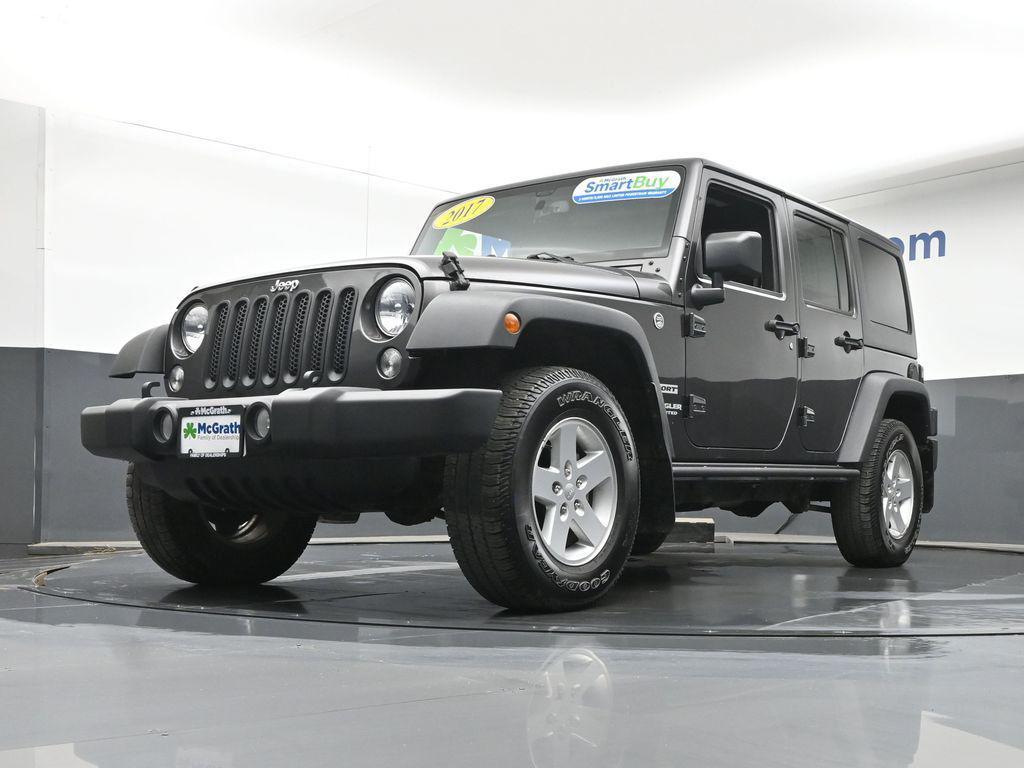 used 2017 Jeep Wrangler Unlimited car, priced at $24,450