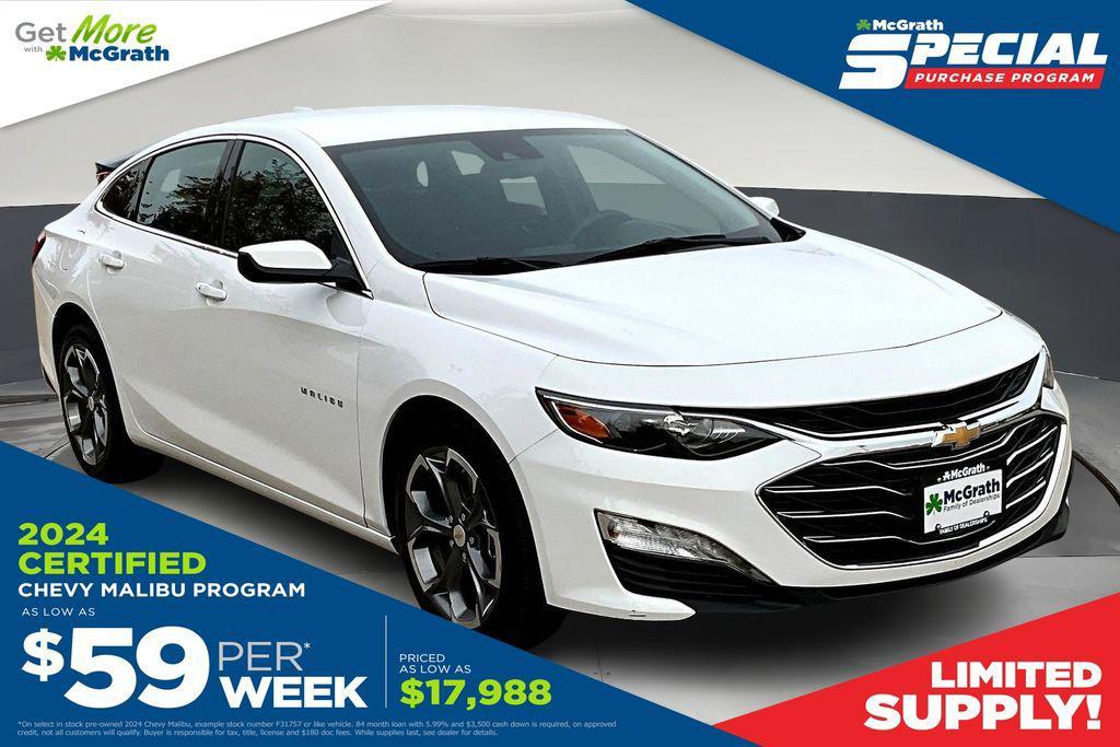 used 2024 Chevrolet Malibu car, priced at $18,998