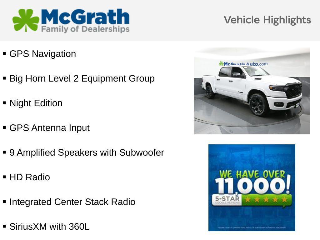 new 2026 Ram 1500 car, priced at $55,330