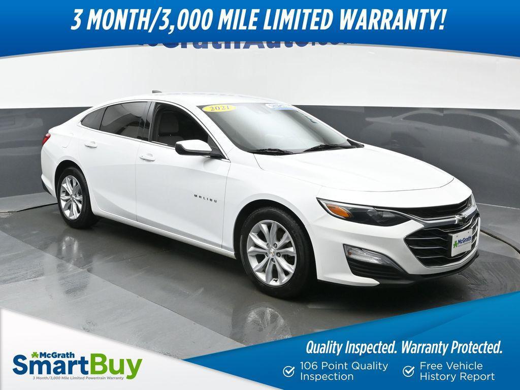 used 2021 Chevrolet Malibu car, priced at $13,338