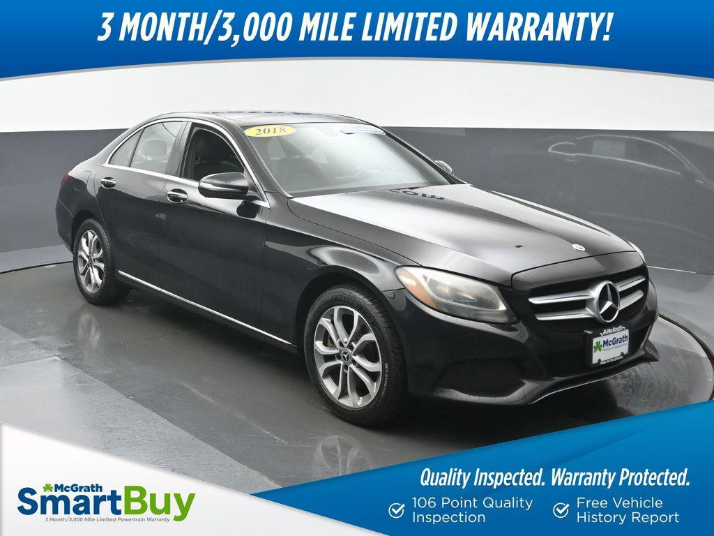 used 2018 Mercedes-Benz C-Class car, priced at $20,300