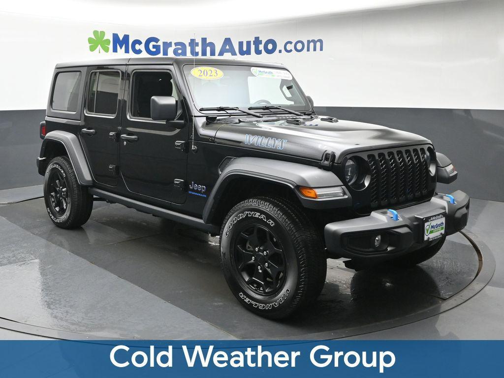used 2023 Jeep Wrangler 4xe car, priced at $29,250