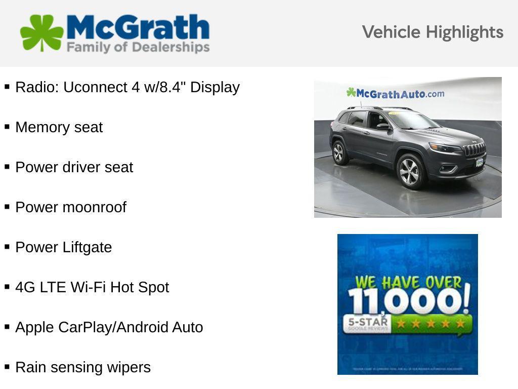 used 2022 Jeep Cherokee car, priced at $25,000