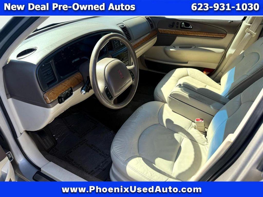 used 1999 Lincoln Continental car, priced at $3,800