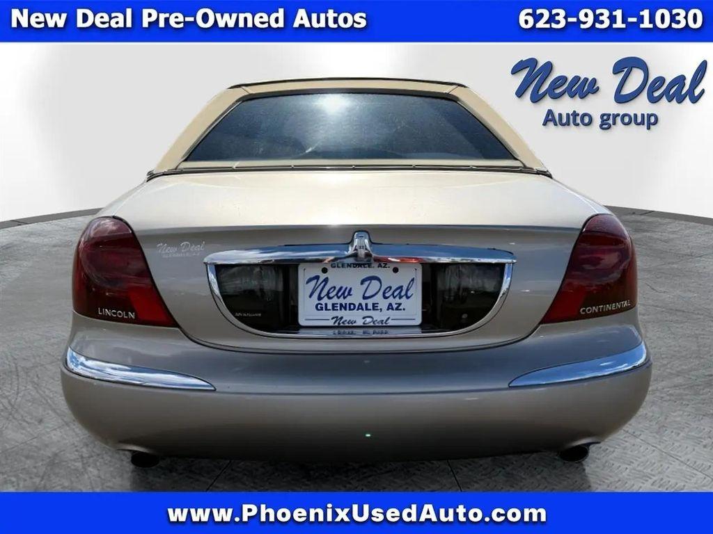 used 2000 Lincoln Continental car, priced at $4,988