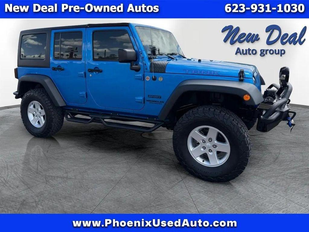 used 2016 Jeep Wrangler Unlimited car, priced at $13,488