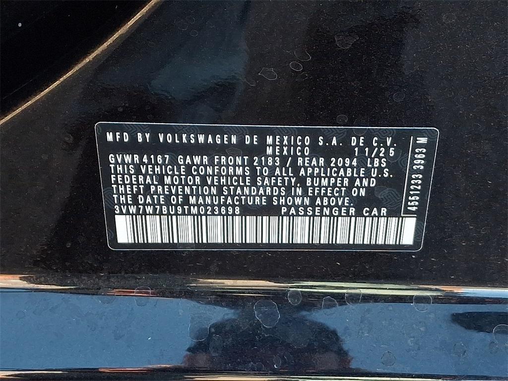 new 2026 Volkswagen Jetta car, priced at $28,824