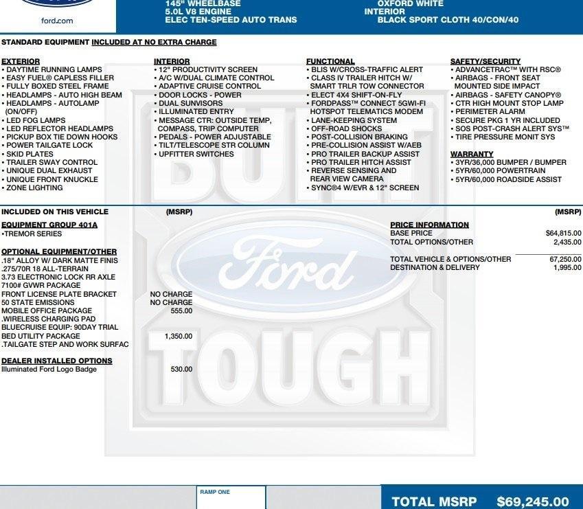 used 2025 Ford F-150 car, priced at $59,995